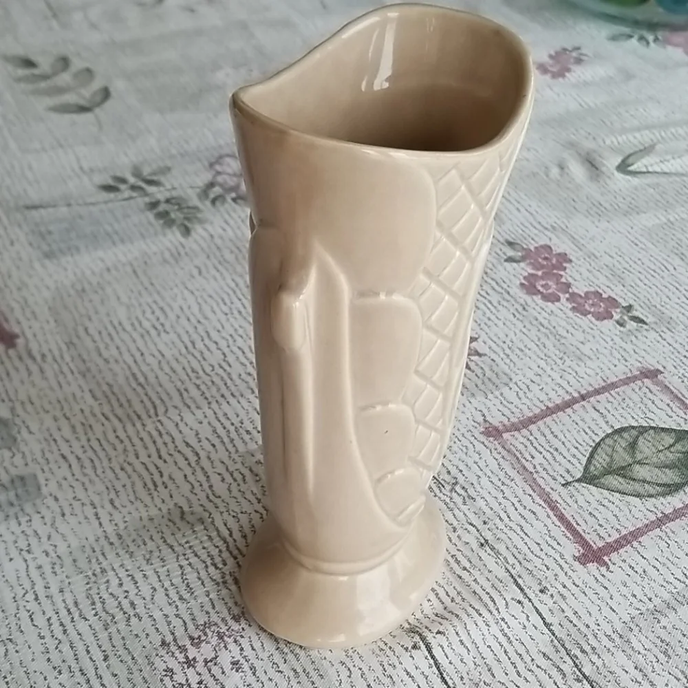 VTG Shawnee Pottery Vase beige Shawnee USA - Picture 9 of 10